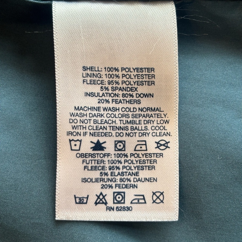 LAND’S END Quilted Down Puffer Jacket - Picture 6 of 13